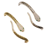 Sterling Silver Sassy Snake Cuff Bracelet