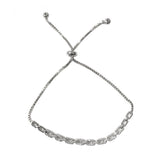 Sparkle Thin Chain Link Adjustable Bracelet