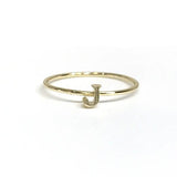 Initial Typeface Ring