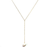Kory Lariat Pearl Necklace