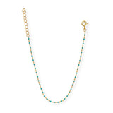 Sterling Silver Beaded Color Bracelet