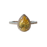 Adriene Pear CZ Ring