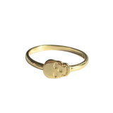 Noellery Gold Skull Ring