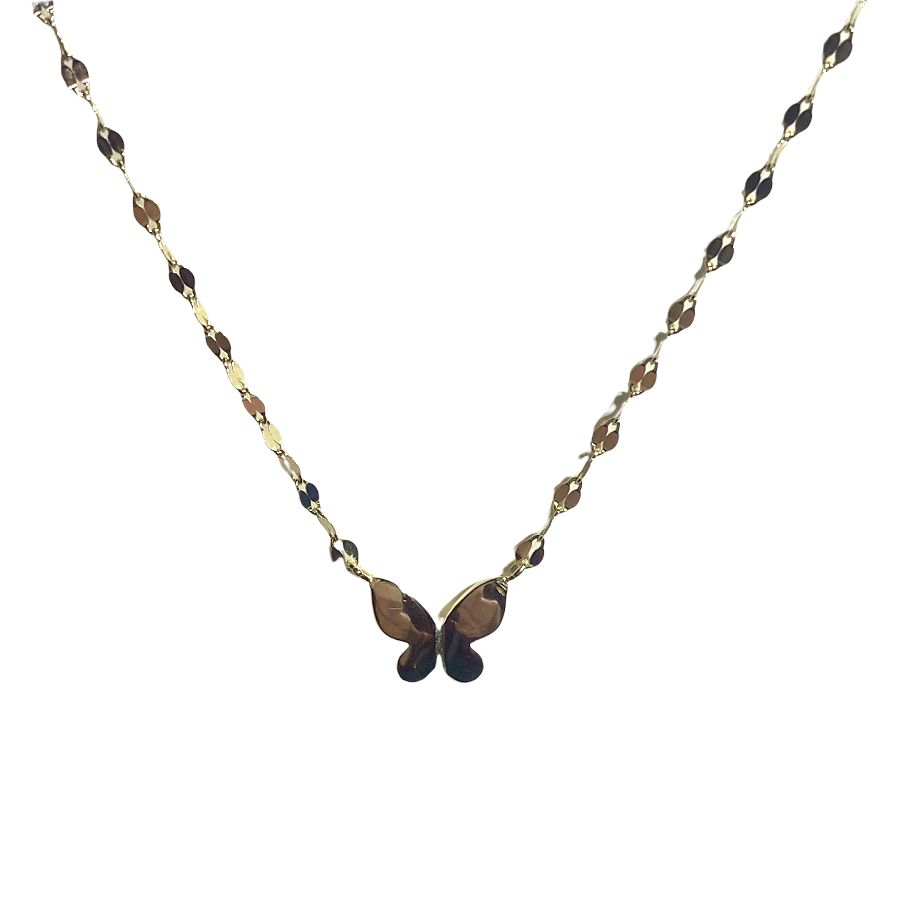 Butterfly Twist Chain Necklace