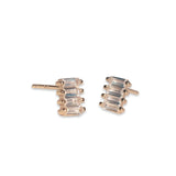 Amy Rectangle Baguette Studs