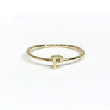 Initial Typeface Ring