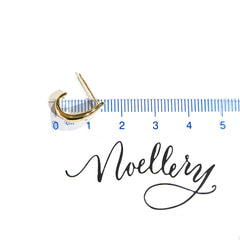 Thick Hook Huggie Hoops Studs