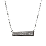 Barbara Baguettes Bar Necklace
