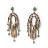 Paige Tassel Chandelier Statement Earrings