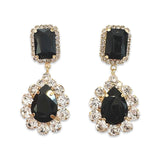 Krista Holiday Double Teardrop Statement Earrings