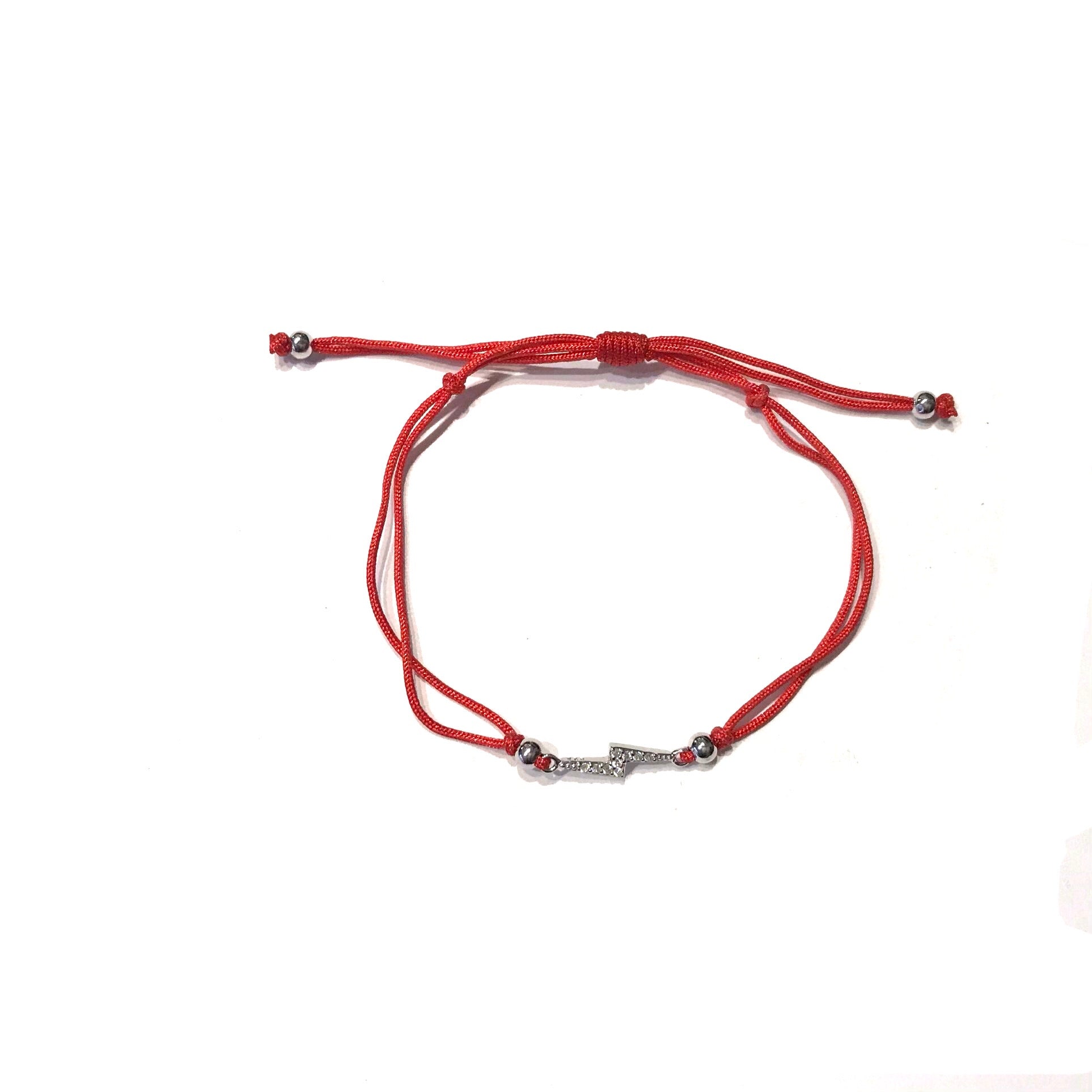 Red String Elephant Bracelet - Gold or Silver Gold