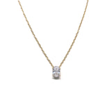 Amy Oval Birthstone Necklace