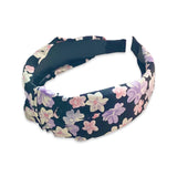 Pastel Flower Knot Wide Headband