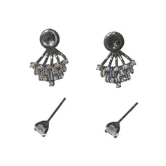 Jacklyn Fan Jacket Earrings