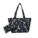 Noellery Quilted Army Camouflage Tote Bag