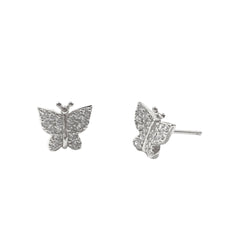 Sterling Silver Butterfly Earrings