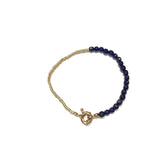 Half Gemstone Bracelet