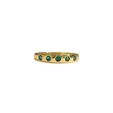 Amy 5 Emerald Bezel Ring