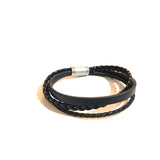 Kory Braided Leather Bracelet