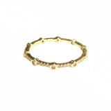 Noelia Bezel Pave Thin Band