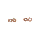 Infinity Sparkle Studs