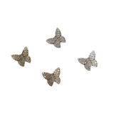 Sweet Butterfly Pave 3D Earrings