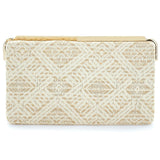 Raffia Woven Box Clutch