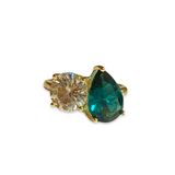 Adriene Duo Two Stone Cocktail Ring