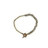 Half Gemstone Bracelet