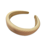 Noellery Striped Puff Headband
