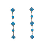 Karen Flora Drop Sparkle Earrings