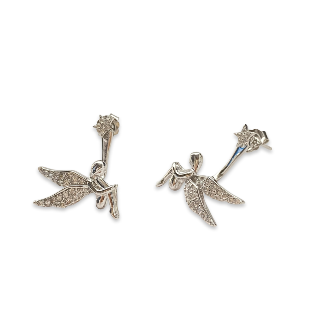 Angel Star Jacket Earrings
