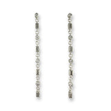 Amy Geovana Bezel Drop Earrings