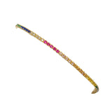 Amy Solo Row Rainbow Adjustable Bracelet