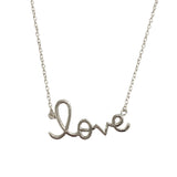 Amore Love Cursive Necklace