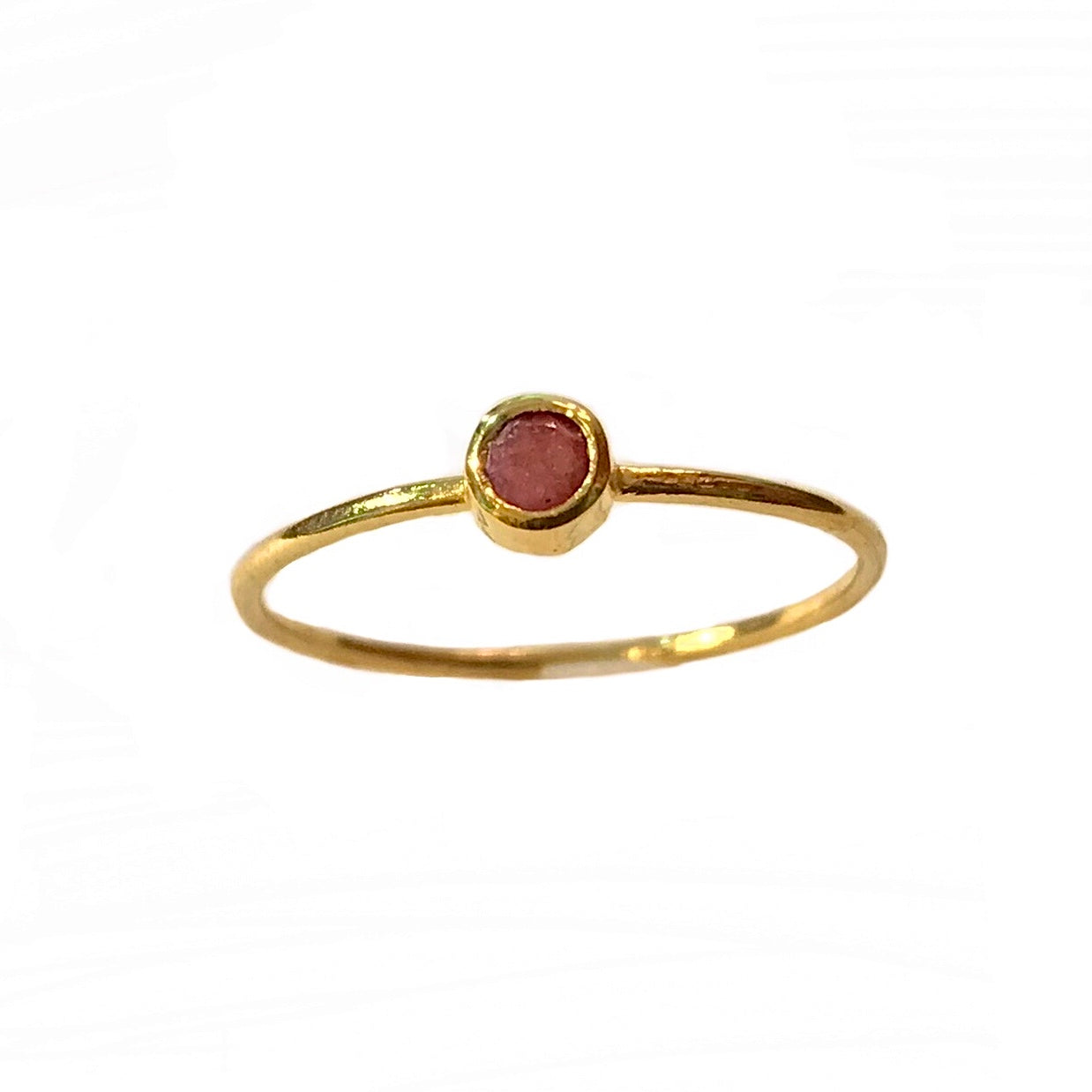 Felice Ruby Gemstone Bezel Ring