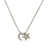 Starley Moon Star Charm Necklace