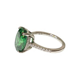 Adriene Oval Emerald Ring
