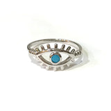 Evil Eye Turquoise Lash Ring