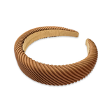 Noellery Striped Puff Headband
