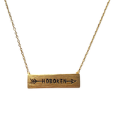 Noellery Hoboken Bar Necklace