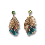 Paige Leaf Statement Earrings