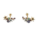 Kerry Flower Jacket Earrings