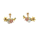 Kerry Flower Jacket Earrings