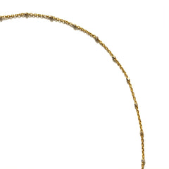 Two Tone Silver Dot Chain Only