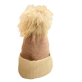 Cara Two Tone Pom Pom Hat