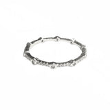 Noelia Bezel Pave Thin Band