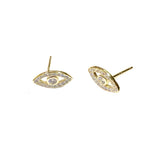 Evil Eye Pave Studs