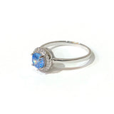 Adriene Round Halo Ring