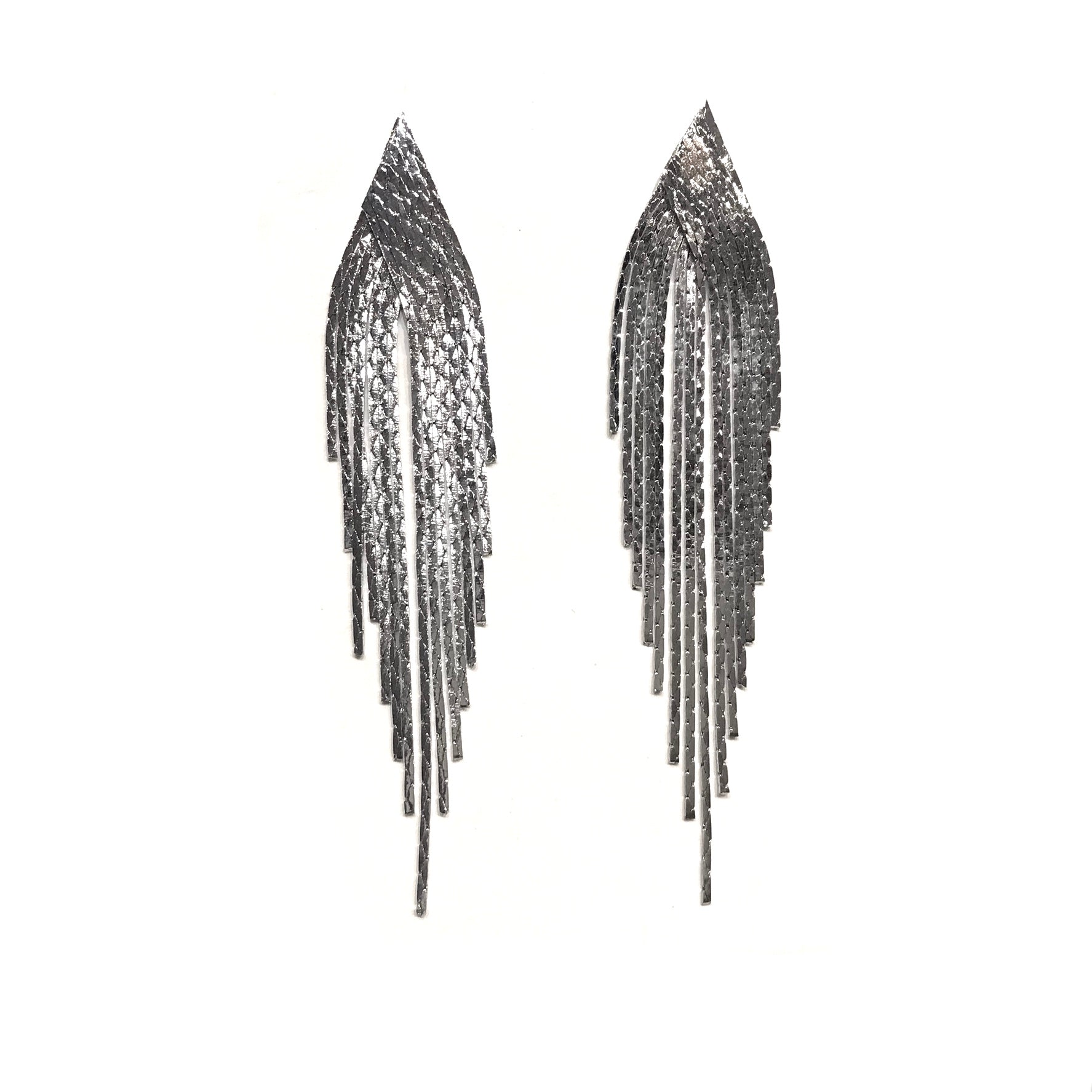 Kerry Metal Tassel Earrings